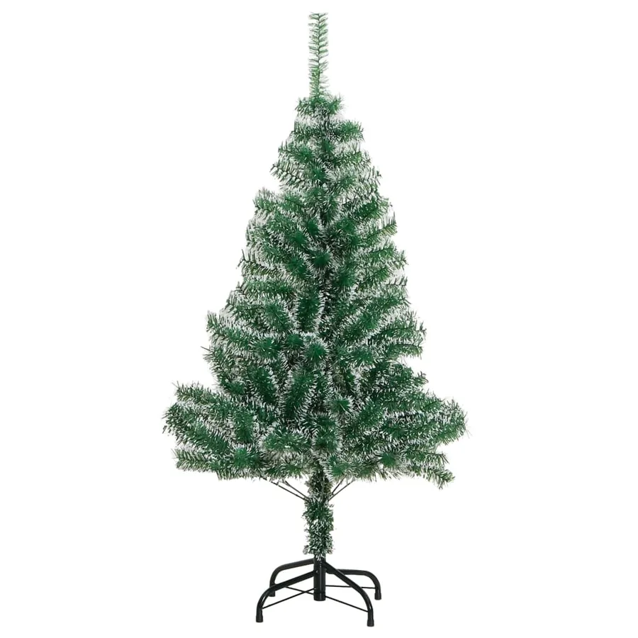 Sapin de Noël artificiel avec neige floquée vert 150 cm - 2