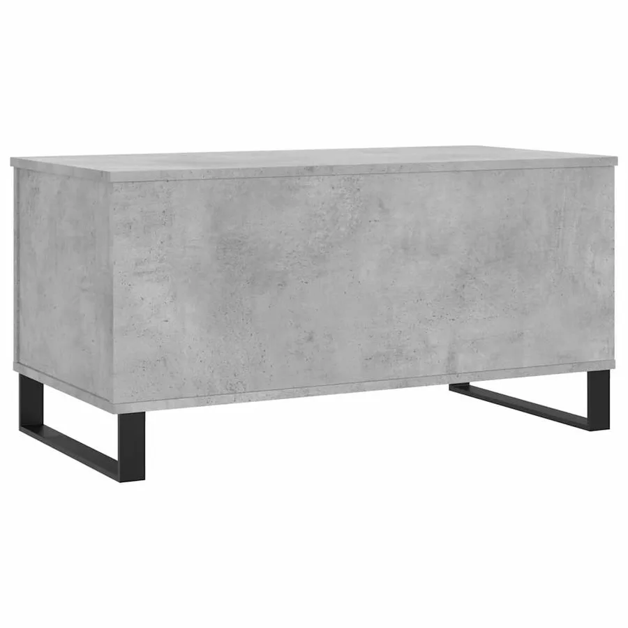 Table basse Gris béton 90x44,5x45 cm Bois d'ingénierie - 5