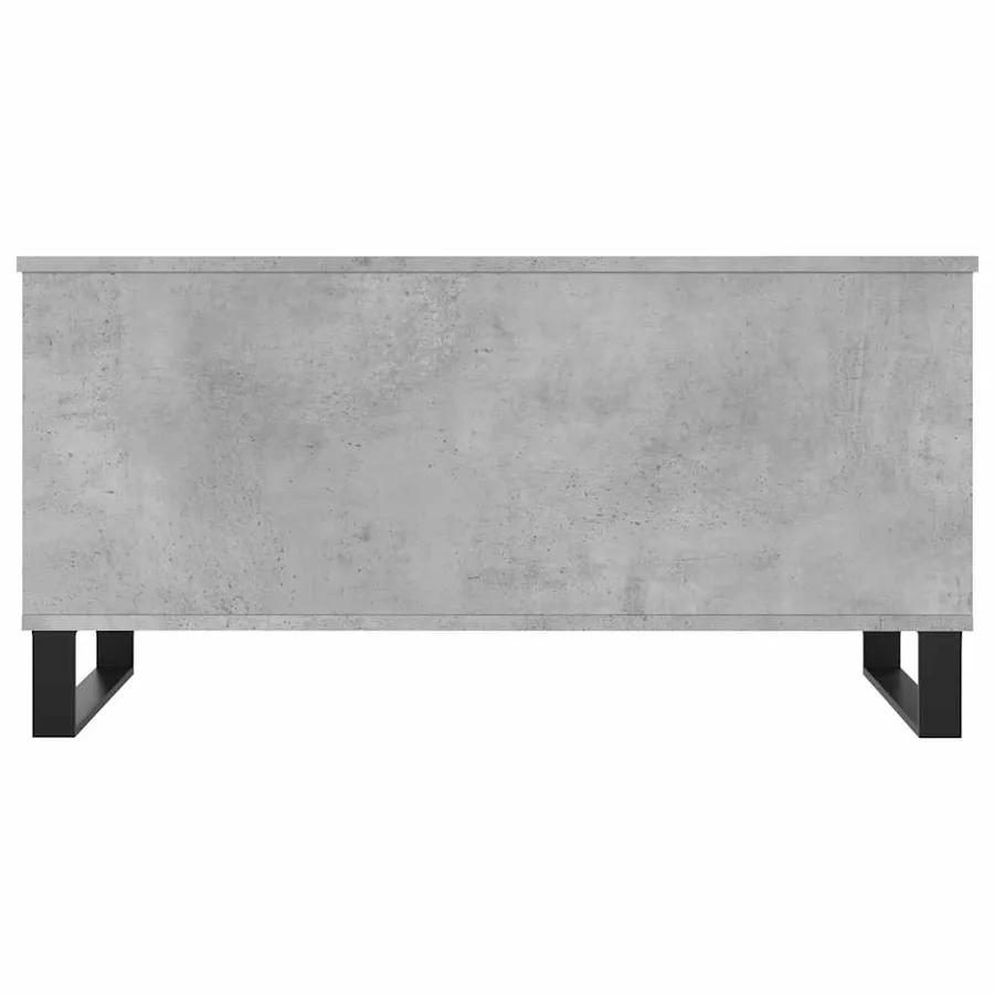 Table basse Gris béton 90x44,5x45 cm Bois d'ingénierie - 6