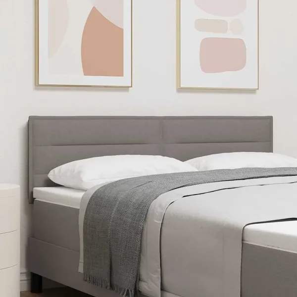 Tête de lit Taupe 144 cm tissu