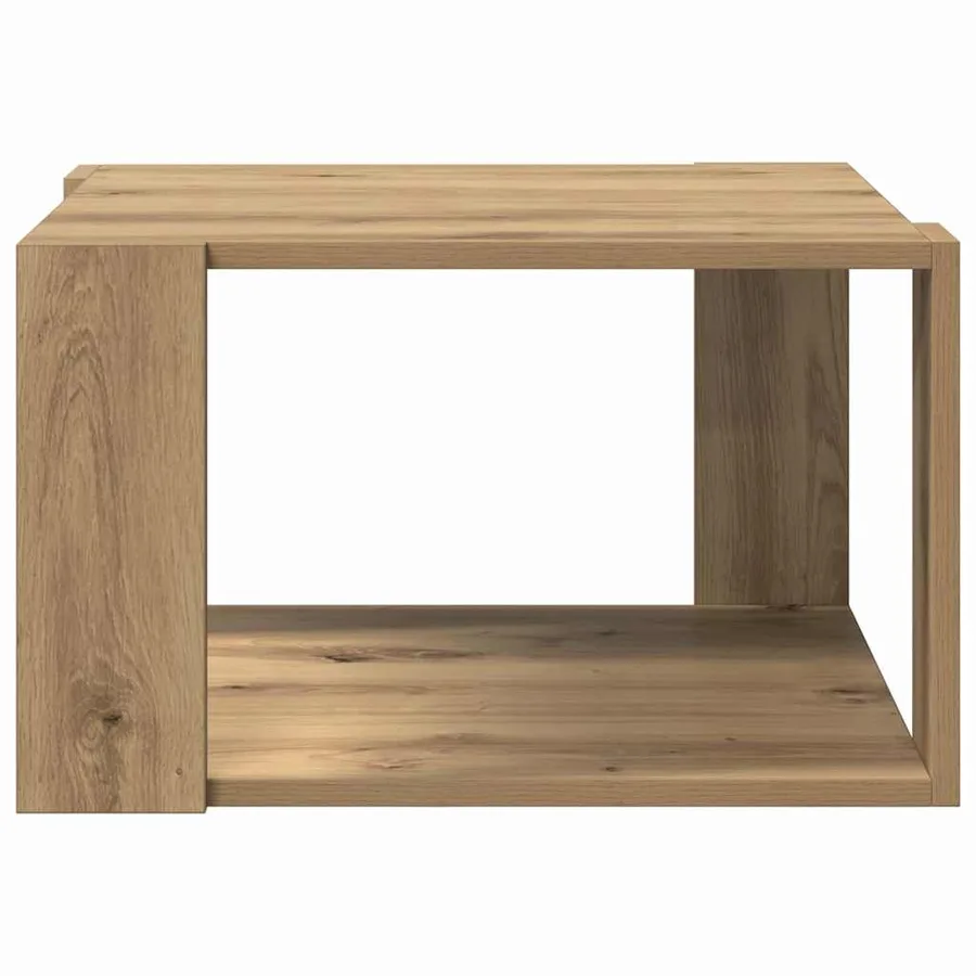 Table basse Chêne artisanal 51,5 x 51,5 x 30 cm - 5