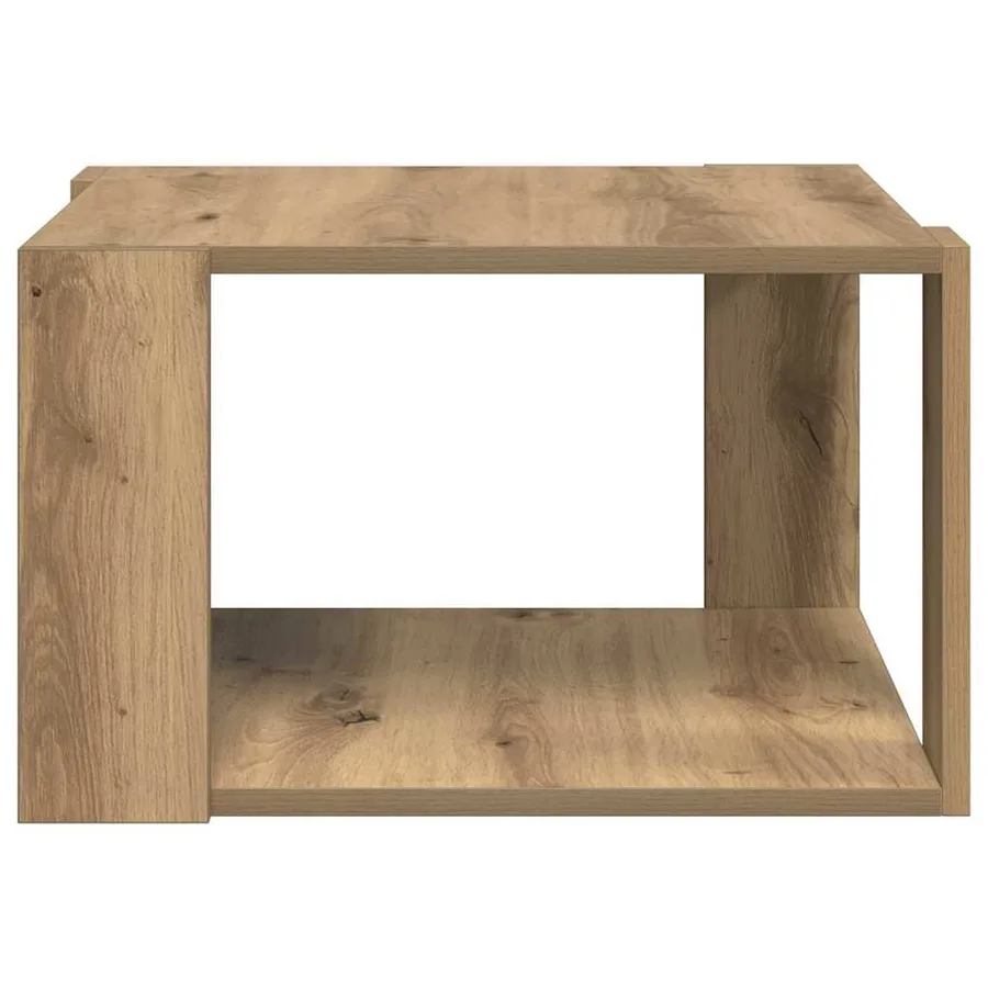 Table basse Chêne artisanal 51,5 x 51,5 x 30 cm - 6