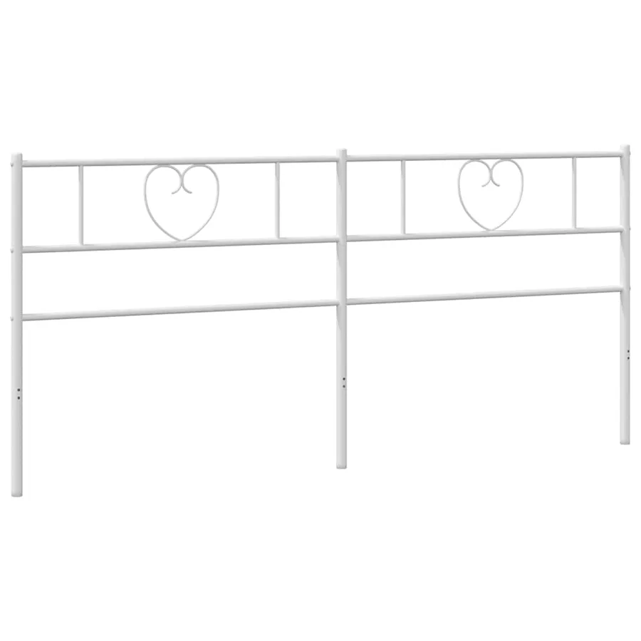 Tête de lit de remplacement métal blanc 193 cm - 2