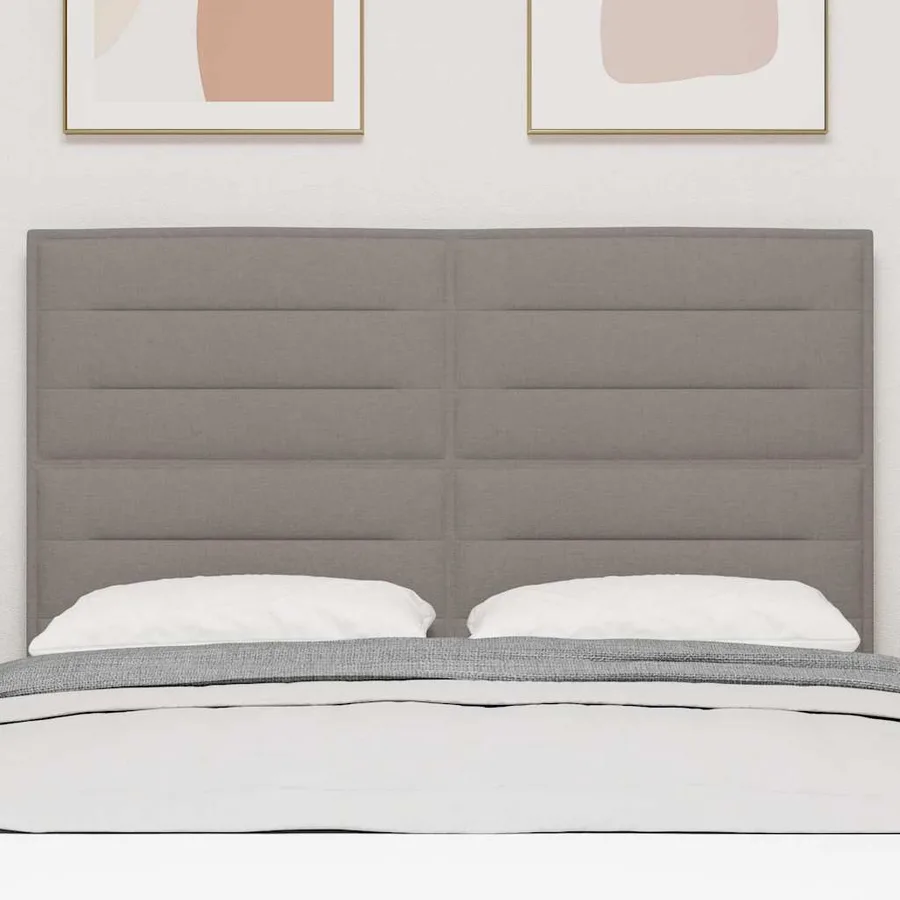 Tête de lit Taupe 144 cm tissu - 3