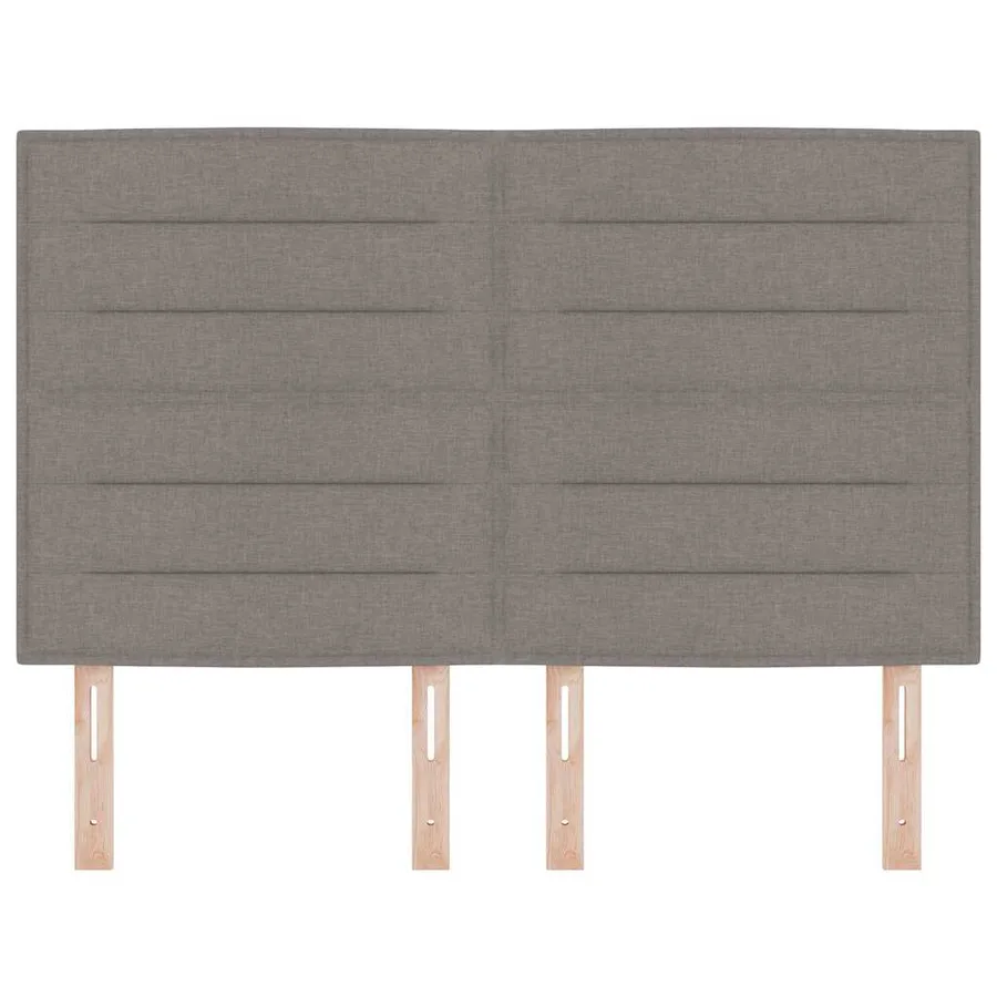 Tête de lit Taupe 144 cm tissu - 4