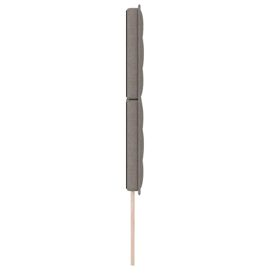 Tête de lit Taupe 144 cm tissu - 5