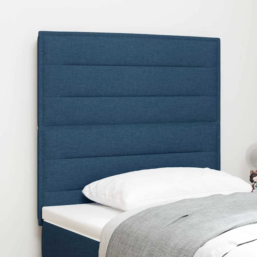 Tête de lit Bleu 100 cm tissu