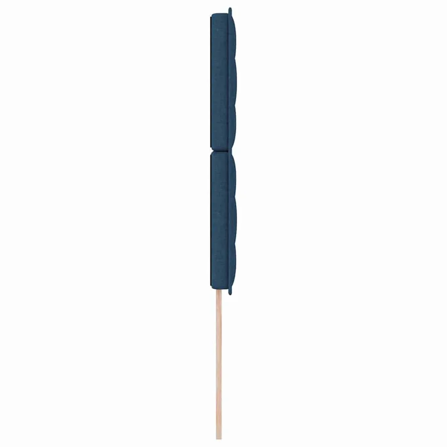 Tête de lit Bleu 100 cm tissu - 5