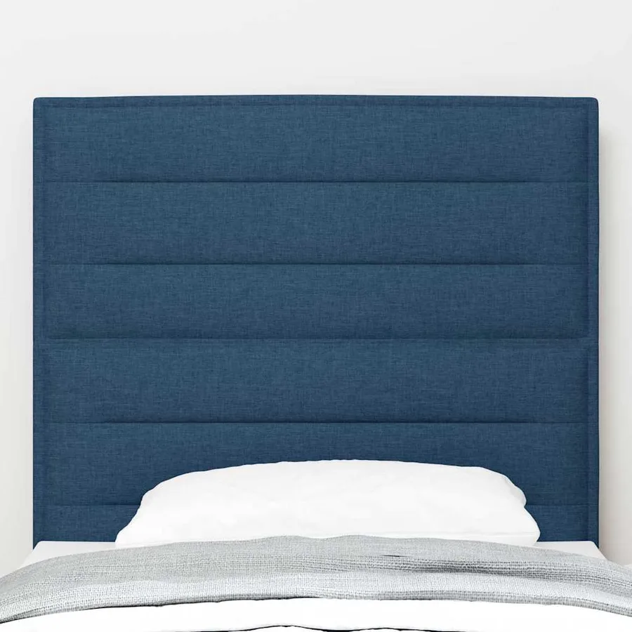 Tête de lit Bleu 80 cm tissu - 3