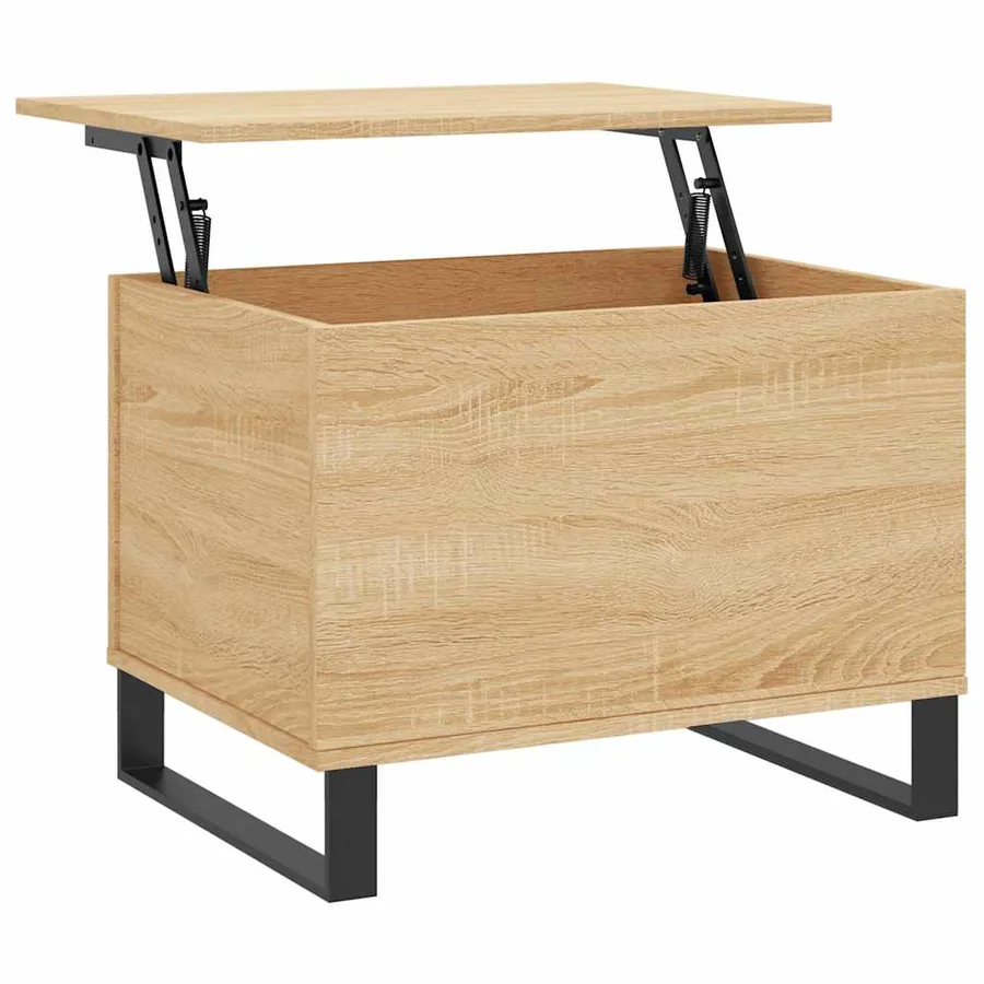 Table basse Chêne sonoma 60x44,5x45 cm Bois d'ingénierie - 2