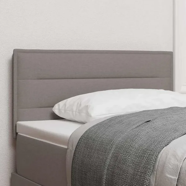 Tête de lit Taupe 80 cm tissu