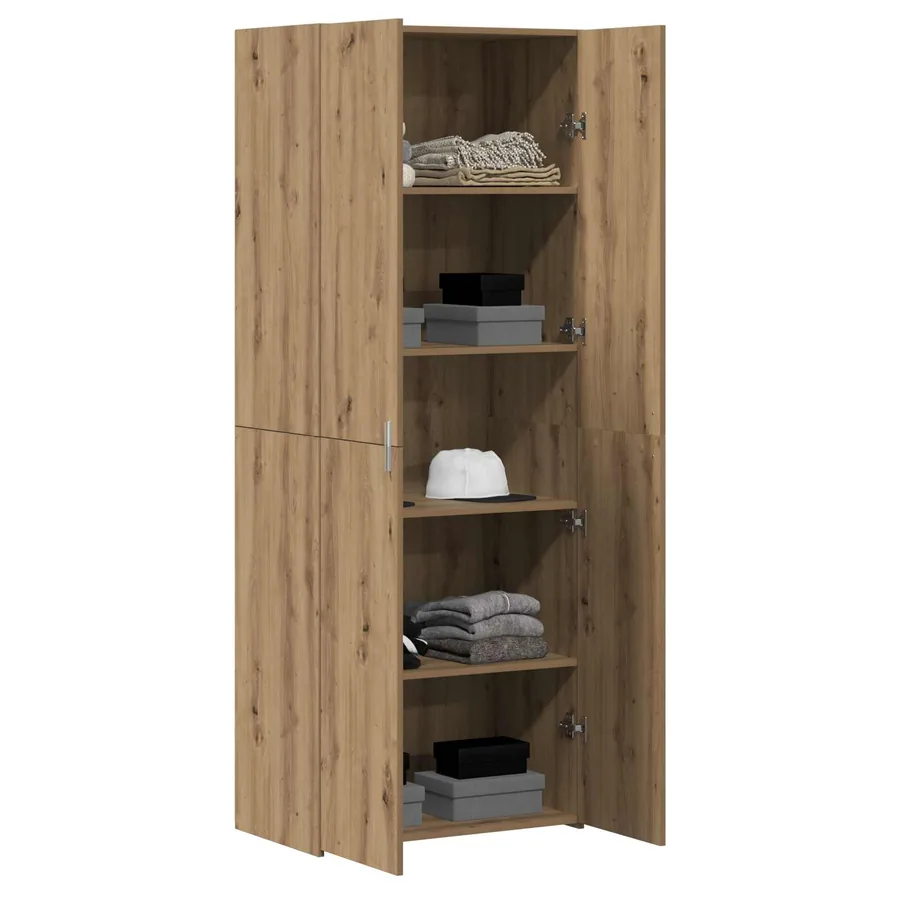 Haut Armoire Chêne artisanal 70 x 42,5 x 185 cm - 2