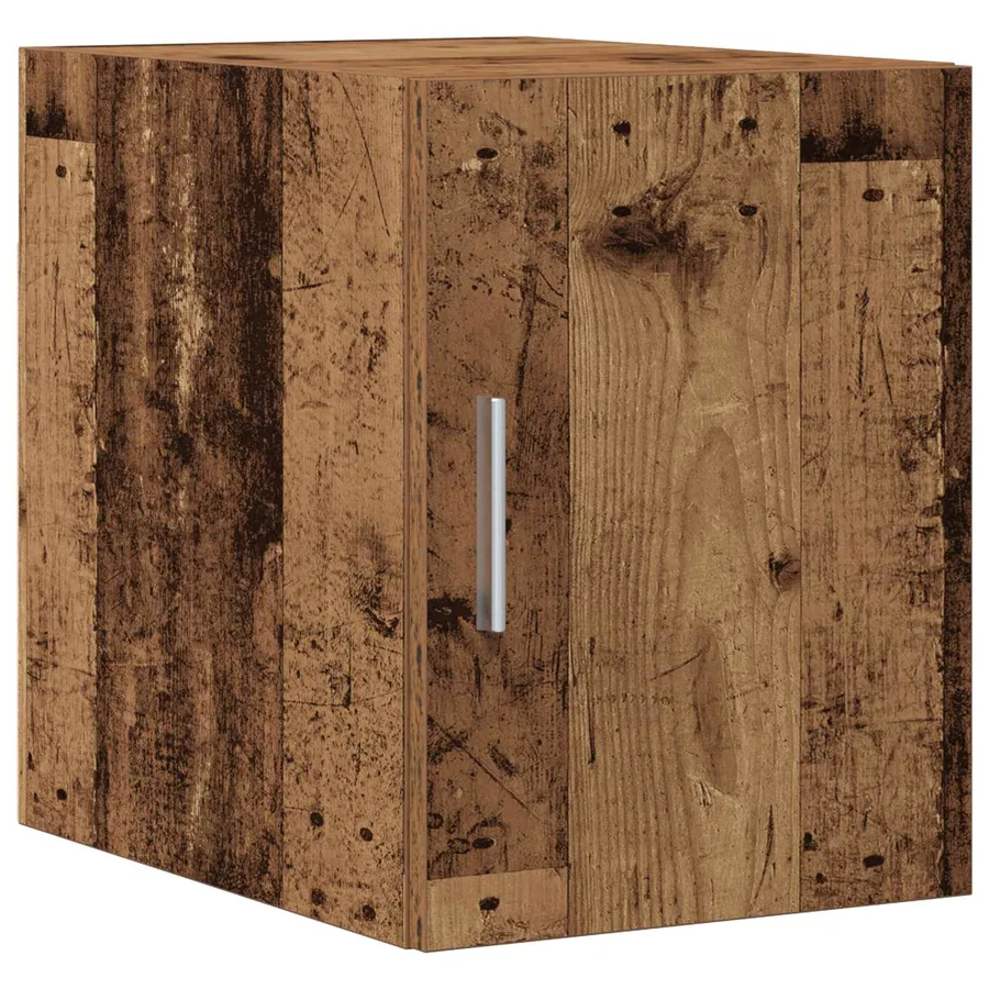 Armoire de rangement 2 pièces avec étagères 2 pcs Bois ancien - 5