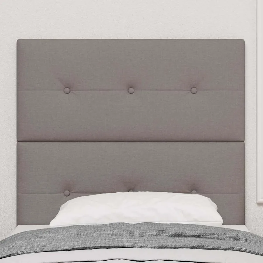 Tête de lit réglable en hauteur Taupe 80 cm tissu - 3
