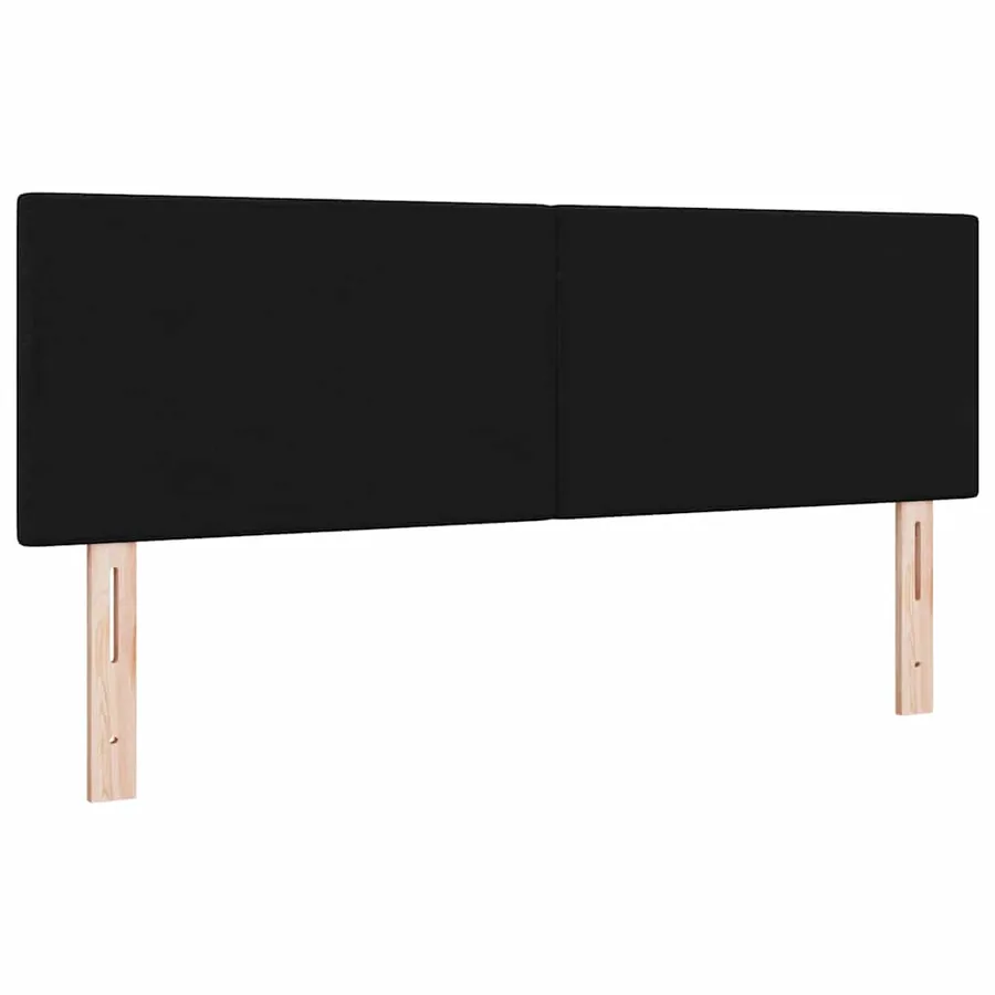 Tête de lit réglable en hauteur Noir 160 cm tissu - 4