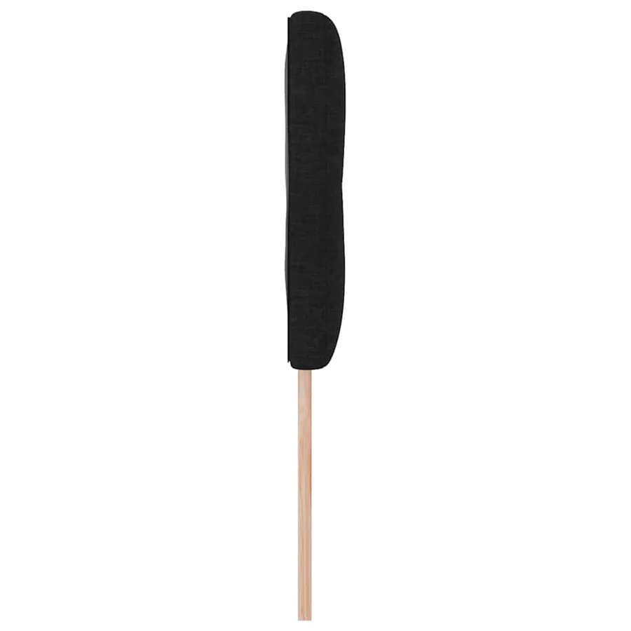 Tête de lit réglable en hauteur Noir 160 cm tissu - 5