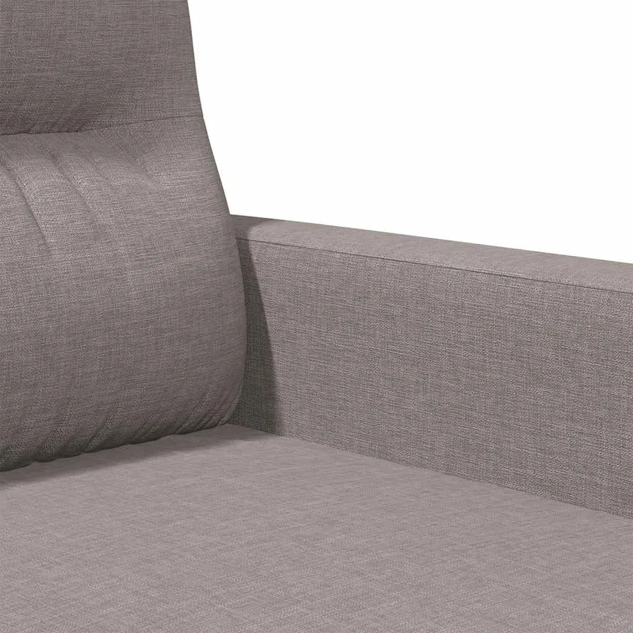 Canapé à 3 places Taupe 180 cm Tissu - 7