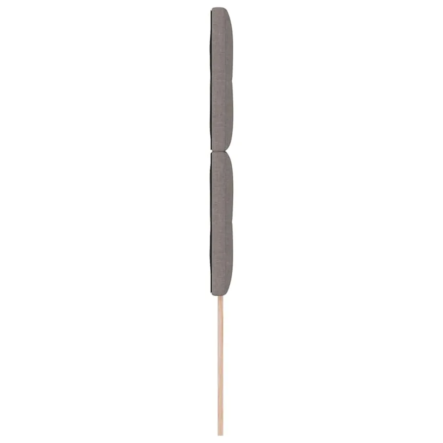 Tête de lit réglable en hauteur Taupe 90 cm tissu - 5