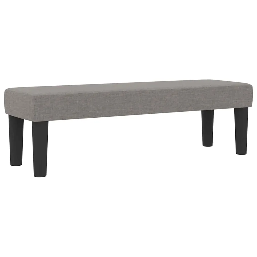 Lit à ressorts avec tête de lit Taupe 200 x 200 cm tissu - 5