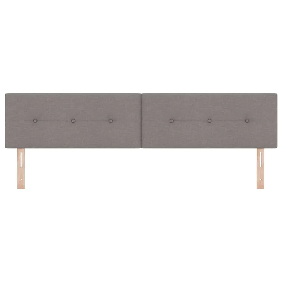 Tête de lit LED avec bandes LED Taupe 200 cm tissu - 5