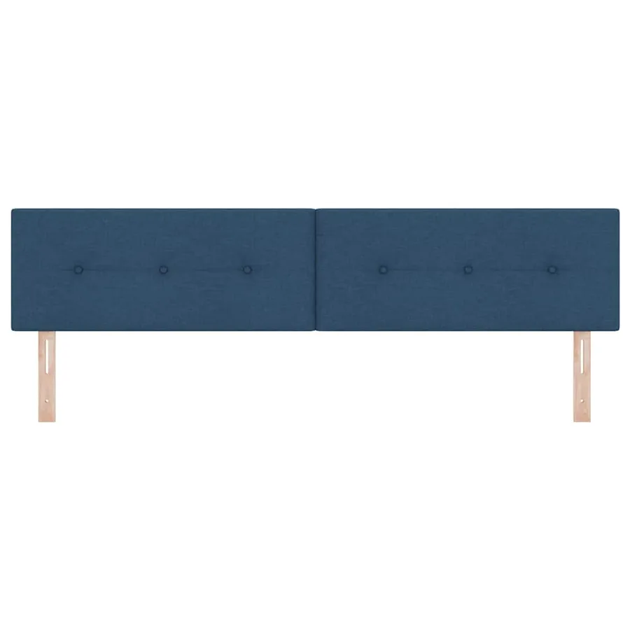 Tête de lit LED avec bandes LED Bleu 200 cm tissu - 5