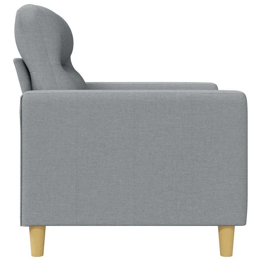 Fauteuil Gris clair 60 cm Tissu - 5