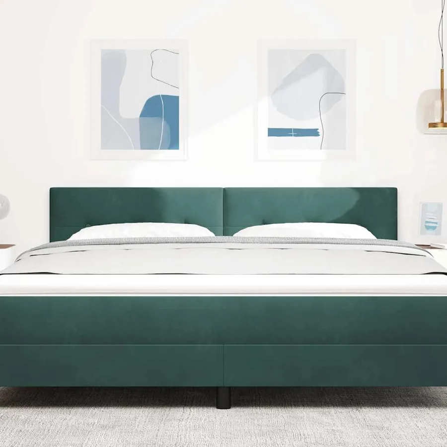 Tête de lit Vert foncé 180 cm Velours - 3