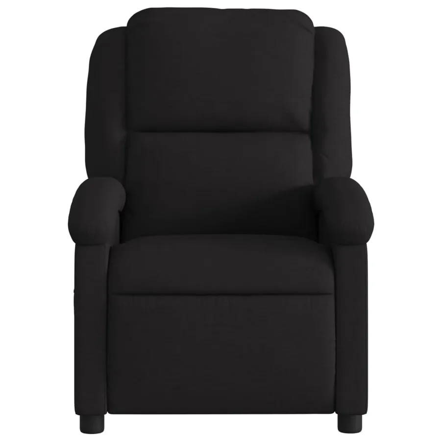 Fauteuil inclinable noir tissu - 6