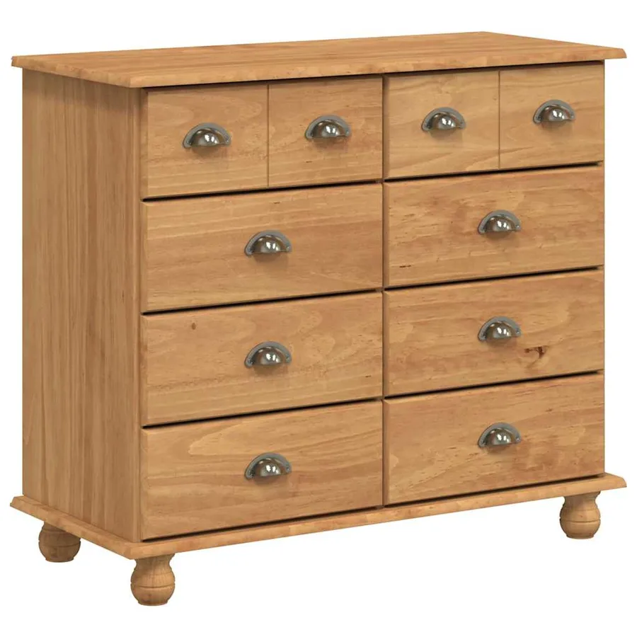 Hutch ASKIM Cire de Miel 91 x 40 x 184 cm Bois de pin massif - 5