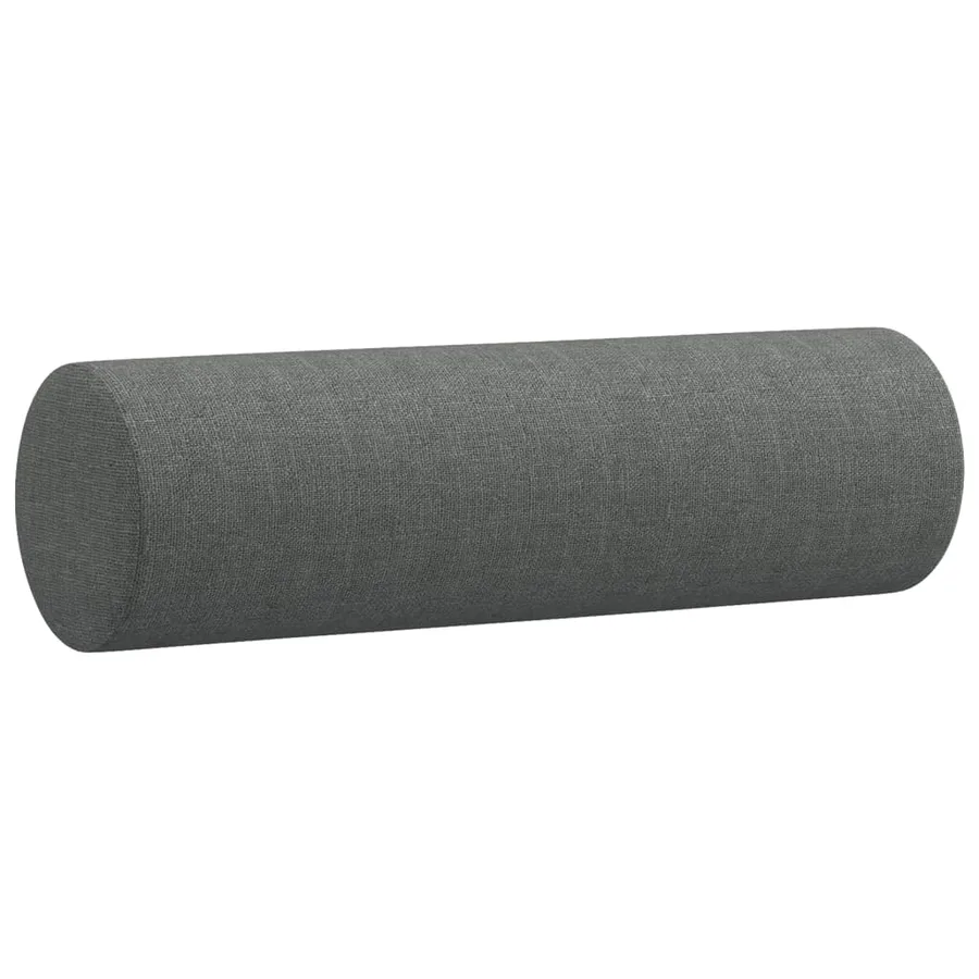 Ensemble de canapés 3 pcs coussins gris foncé tissu - 7