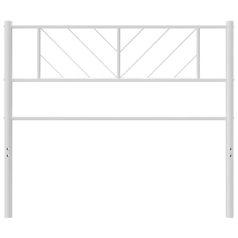 Tête de lit de remplacement métal blanc 75 cm - 3