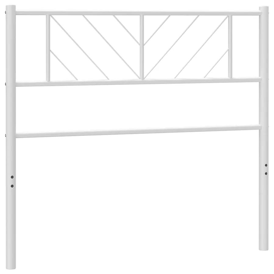 Tête de lit de remplacement métal blanc 90 cm - 2