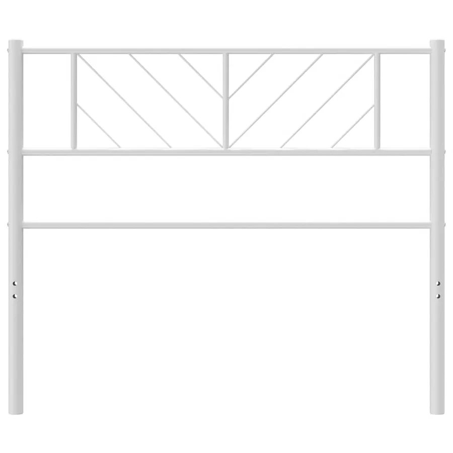 Tête de lit de remplacement métal blanc 90 cm - 3