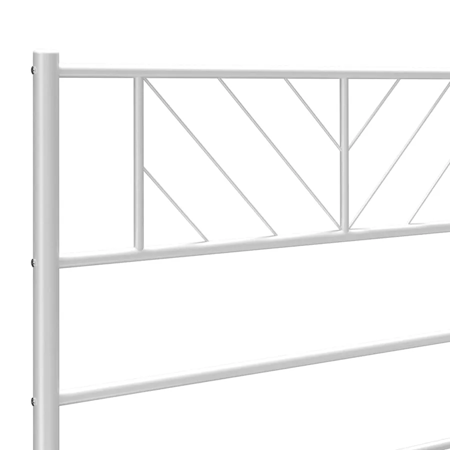 Tête de lit de remplacement métal blanc 90 cm - 5