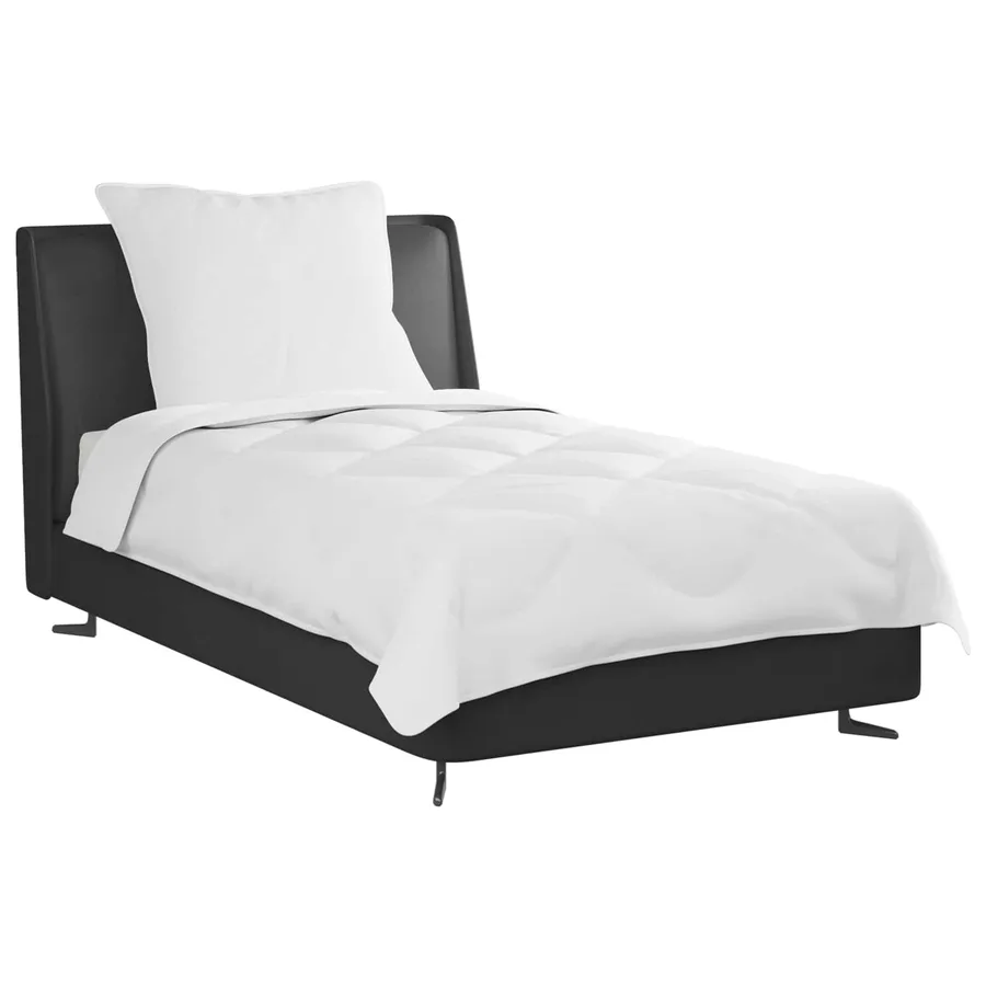 Couette avec oreiller 2 pcs Blanc Microfibre - 3