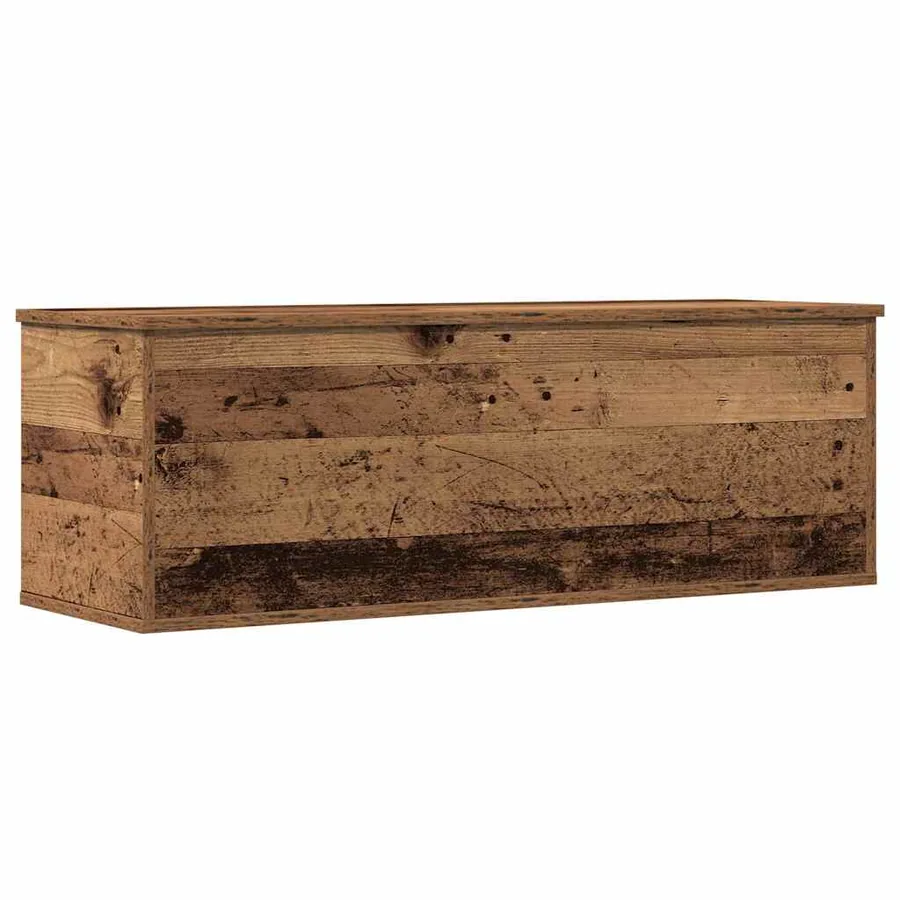 Boîte de Rangement avec stockage Bois Ancien 102 x 35 x 35 cm - 2