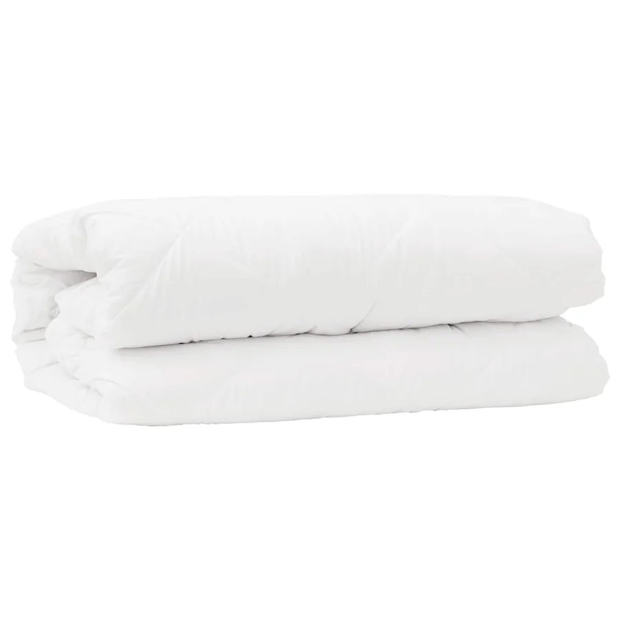 Ensemble de Duvet avec oreiller 2 pcs Blanc Microfibre - 4