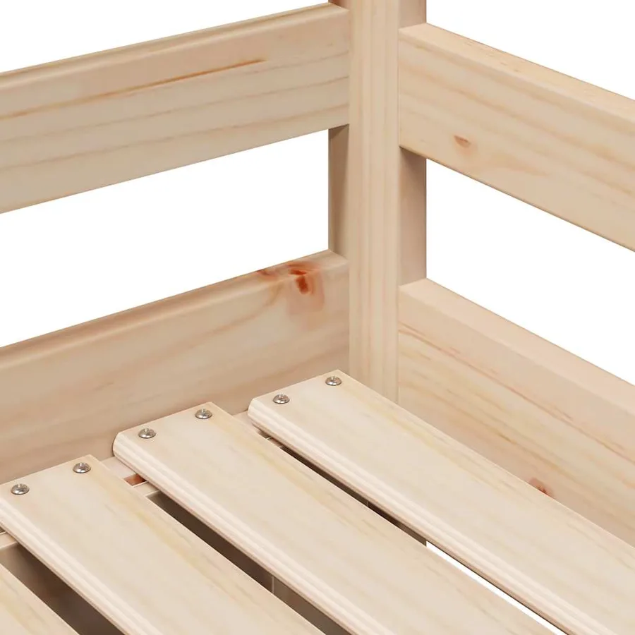 Lit de jour avec tiroirs sans matelas 90x200 cm bois massif - 10