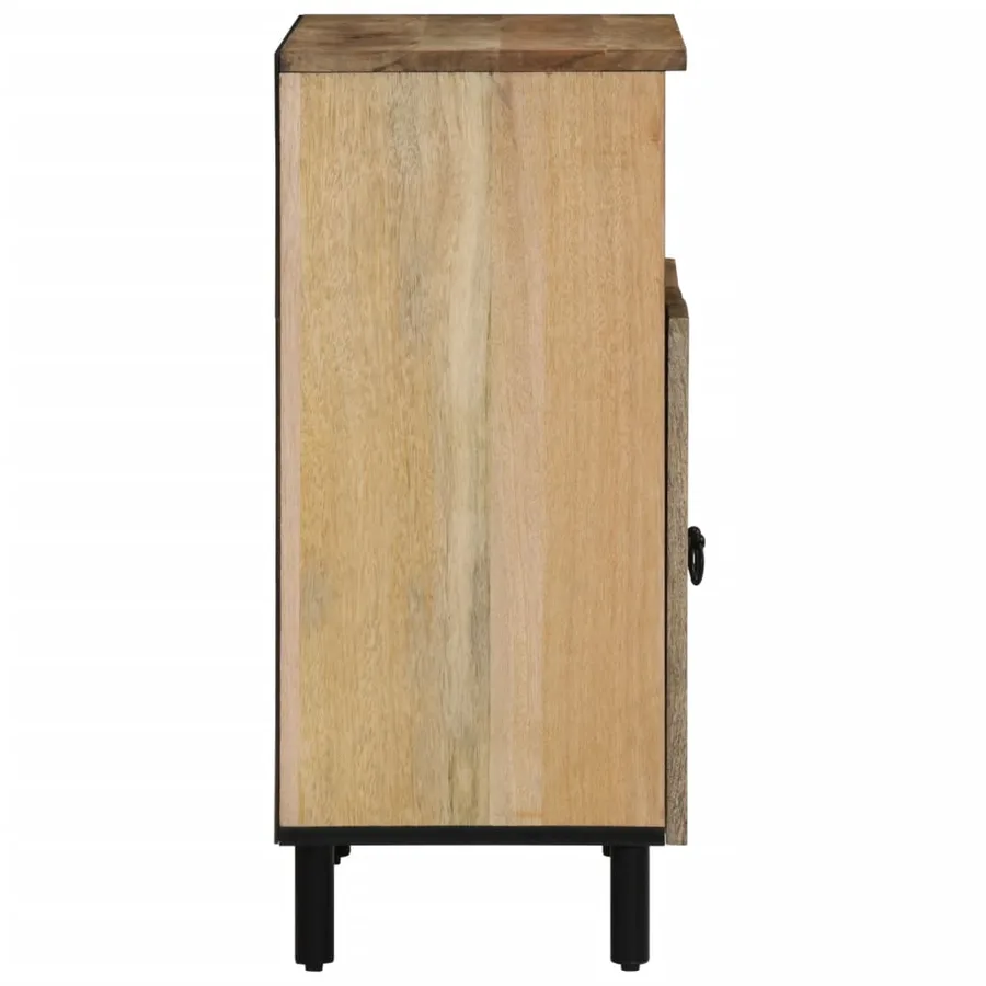 Armoire latérale 60x33x75 cm bois massif de manguier - 6