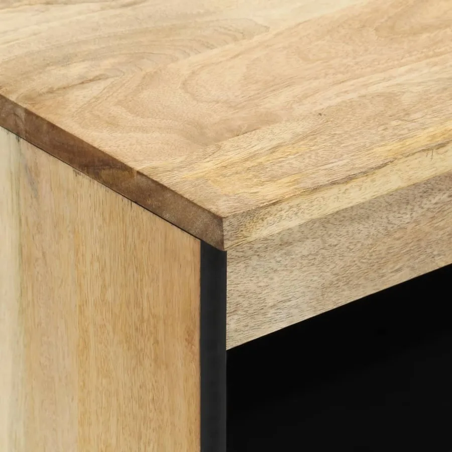 Armoire latérale 60x33x75 cm bois massif de manguier - 8