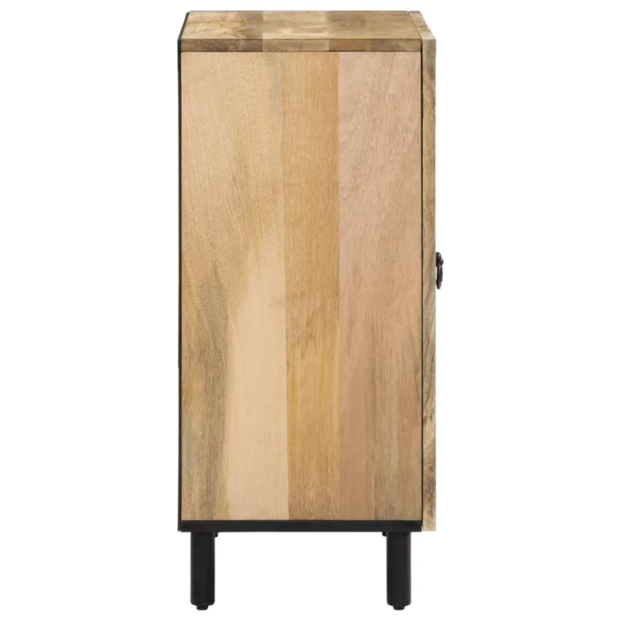 Armoire latérale 60x33x75 cm bois massif de manguier - 6