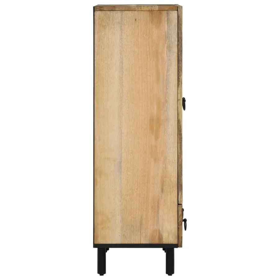 Buffet 60x33x100 cm bois de manguier massif - 6