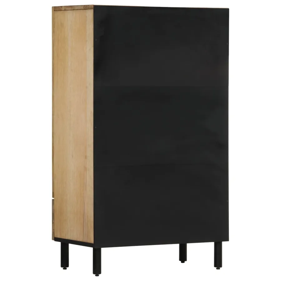 Buffet 60x33x100 cm bois de manguier massif - 7