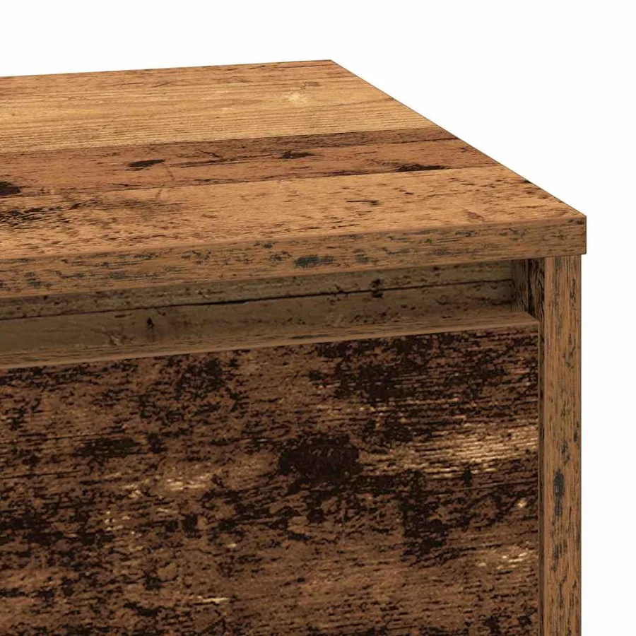 Cabinet de chevet avec tiroir Bois ancien 71 x 34,5 x 75 cm - 8