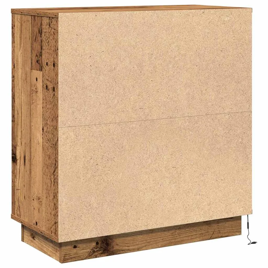 Cabinet de chevet avec tiroir Bois ancien 71 x 34,5 x 75 cm - 9