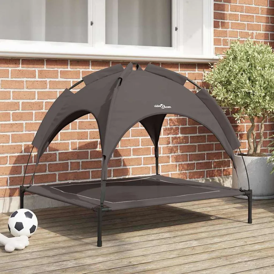 Lit pour Chien Marron 90 x 81 x 80,5 cm Acier