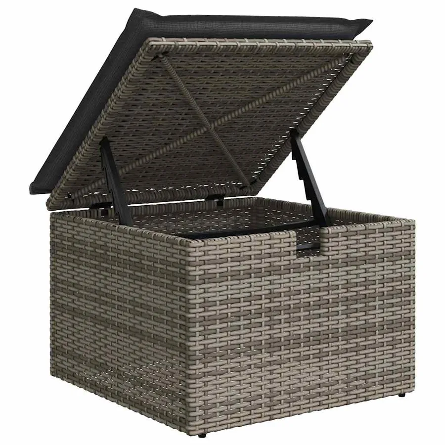 Ensemble de Canapés avec coussin 8 pcs polyrotin - 12