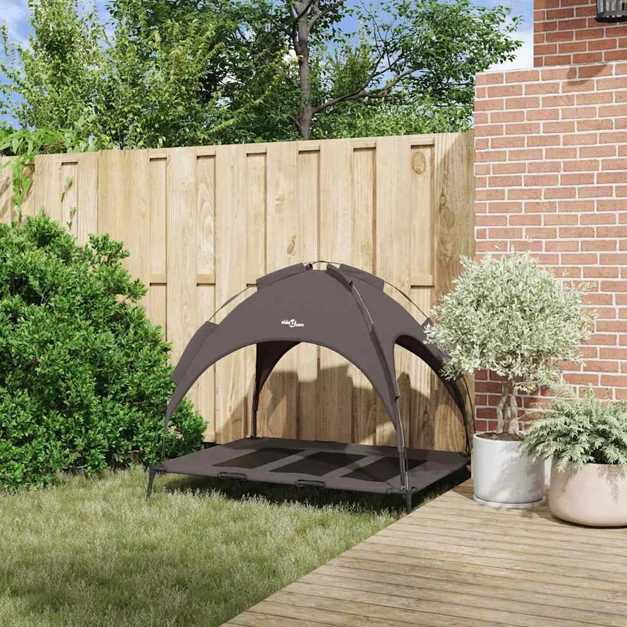 Lit pour Chien Marron 122 x 93 x 106,5 cm Acier - 3