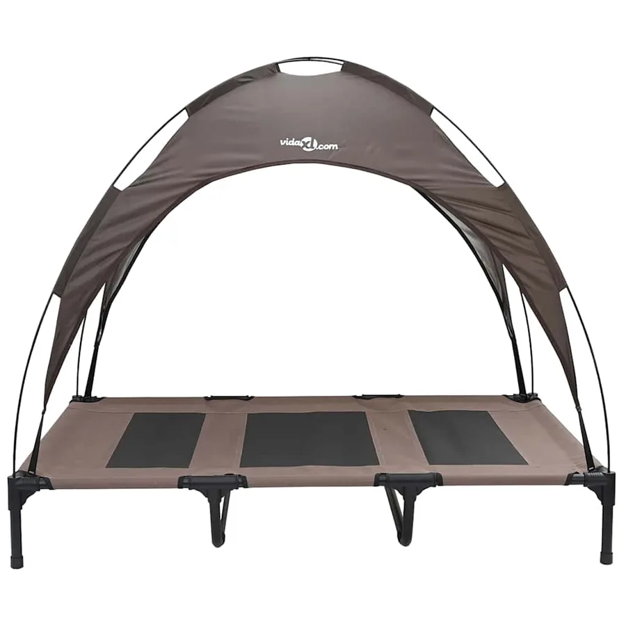 Lit pour Chien Marron 122 x 93 x 106,5 cm Acier - 4