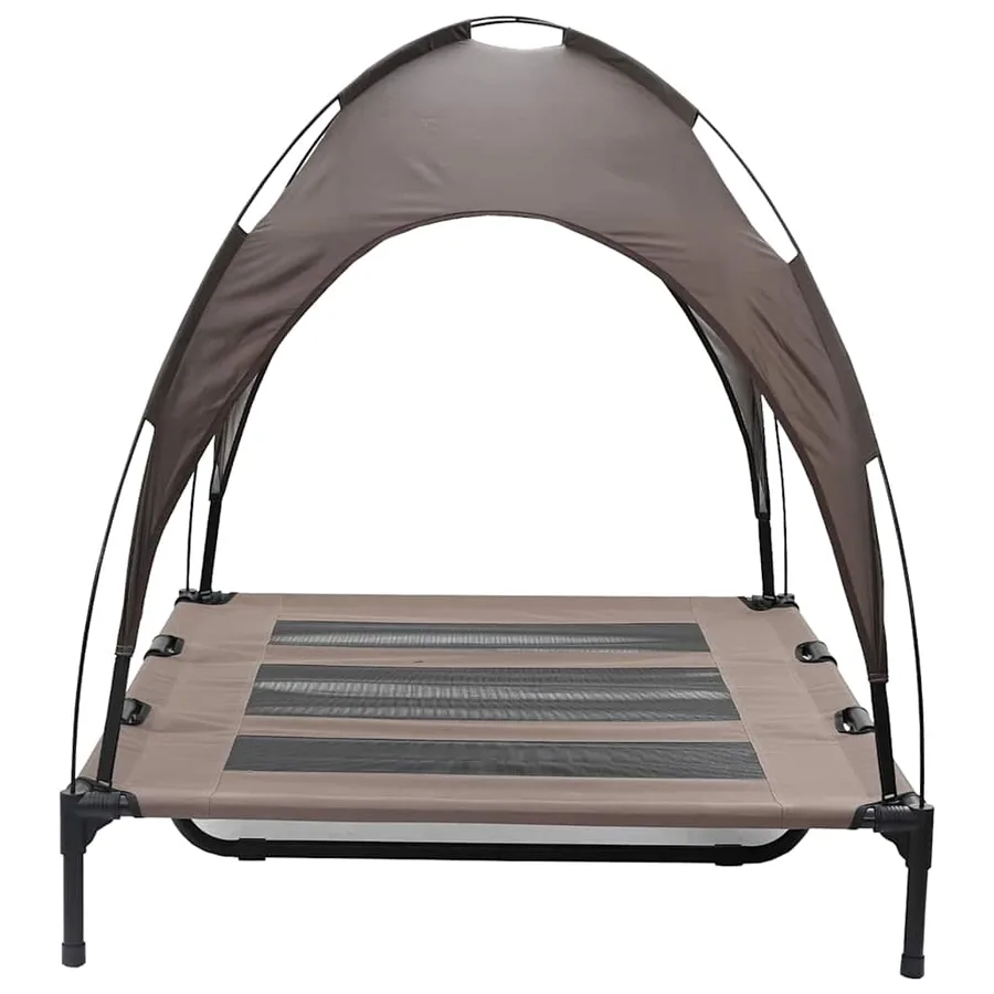 Lit pour Chien Marron 122 x 93 x 106,5 cm Acier - 5